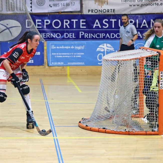 María Igualada en una acción del partido ante el Alcobendas (Foto: Luis Velasco)