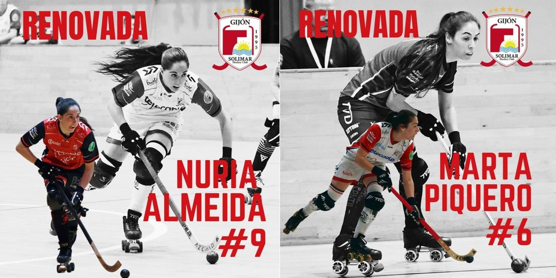 Nuria Almeida y Marta Piquero